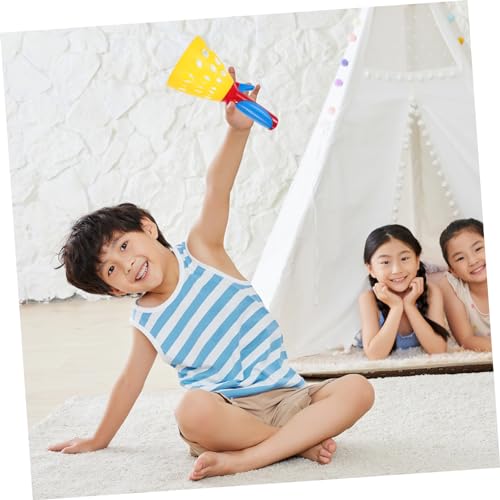 Outanaya 2Sets Toss and Catch Ball Game Set Outdoor Garden Activity Supplies for Fun Backyard Games for Ages Great for Hand Eye Coordination and Active Play