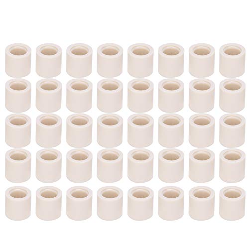 Keenso Billiard Stick Ferrules, 40pcs Pool Cue Ferrule Snooker Pool Repair Parts Billiard Cue Stick Ferrules Billiard Accessories for Billard Replacement Parts - color: 0.5 inch
