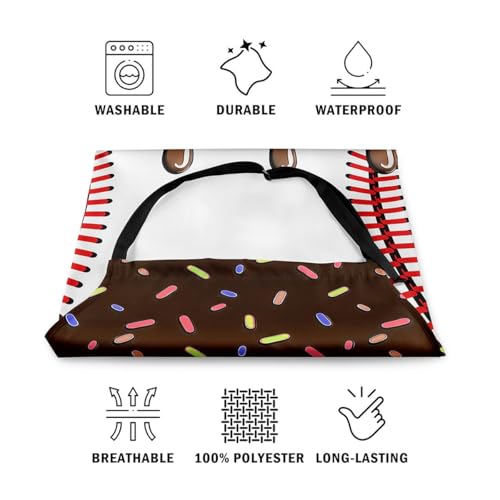 Castle Fairy Ice Cream Drip Baseball Kids Kitchen Apron - color: Brown White