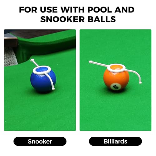 Precision Pool Shot Aiming Aid - 4-Piece Set | Billiards Training Aids for 2-1/4 Inch Balls, Improve Your Game for Billiards Players