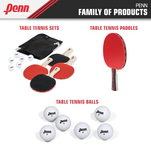 Penn 40mm 1-Star White Ping Pong Balls, Box of 36 Official Tournament Size Table Tennis Balls - size: 40mm (Pack of 2)