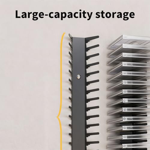 Of 4 Wall Mounted Media Holders for Gaming Discs and Accessories Space Saving Wall Mounted Holder Set for Gaming Units