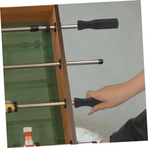 Happyyami 4Pcs Skid Table Soccer Handles Durable Replacement Foosball Table Parts Lightweight Easy to Operate Compatible with Various Foosball Machines