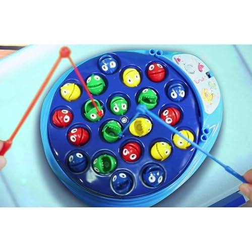 Ambassador Games: The Fishing Game - Classic Animated Arcade-Themed Game, Use The Rod to Catch Spinning & Chomping Fish, Kids Ages 3+, 2-4 Players - style: Fishing