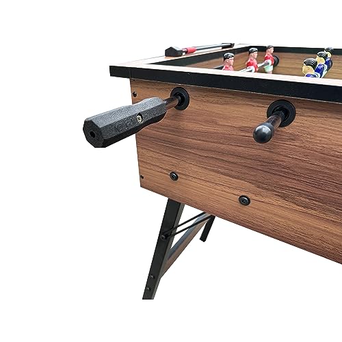 KICK Rattler 36" Foosball Table – Portable Indoor Game Table - color: Brown