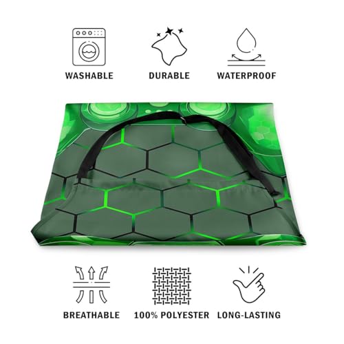 Castle Fairy Basketball Kitchen Apron - color: Gamepad Green