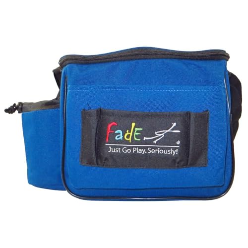 Mint Discs Fade Disc Golf BAG | Starter Bag with 10+ Disc Capacity | Premium Lightweight Disc Golf Shoulder Strap - color: Blueberry, size: Lite | Blueberry