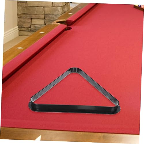 Toddmomy Mini Billiard Triangle Rack Pool Table Ball Organizer Billiard Frame for Home Parties Clubs Fits - size: 15.80X15.80X2.80CM