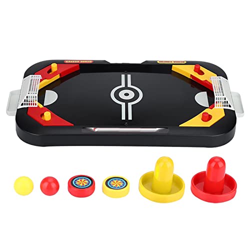 Tabletop Air Hockey Table, 2 in 1 Mini Air Hockey Game Indoor Hockey Game Mini Game Soccer and Table for Indoor Fun Desktop Sports