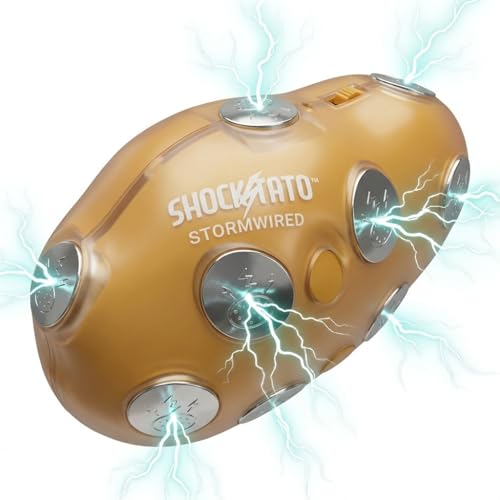 Shocktato Party game by Stormwired - The Hilariously Funny Game of Shocking Potato - Gag Gifts and Stocking Stuffers for Teens | Hilarious Group Activity, Funny Icebreaker, Gag Gift, Fun Father's Day Present, Interactive Prank item for Teens, Jokesters