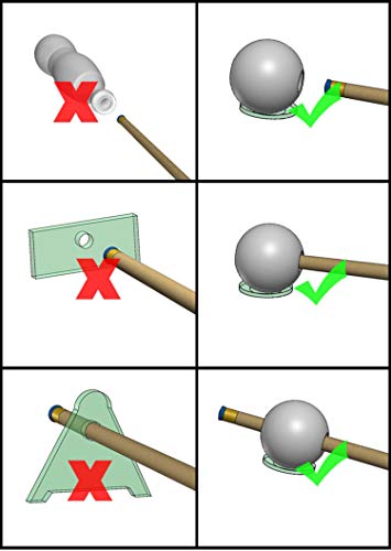 DKULMN Billiard Cue Ball, Snooker Ball Training,Billiards Cue Ball Practice Training Artifact for Pool Eight Ball,Game Room & Pool Table Accessories