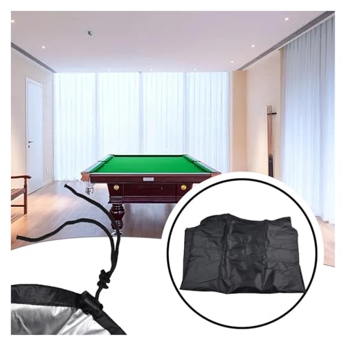 Waterproof Oxford Cloth Cover for Billiard Pool Tables 210D Dust Protection Silver Coating(287x155x82CM) - color: 287x155x82cm