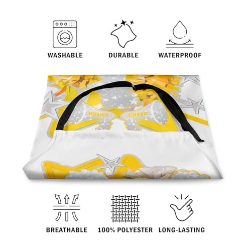 Castle Fairy Boy Soccer Kitchen Apron - color: Cheer Yellow