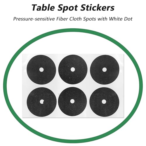 33 Pcs Pool Balls Billiard Set with Triangle Rack 2-1/4" Regulation Size 16 Balls, Pool Table Accessories Kit with Cue Chalks, Spot Stickers, Tip Replacements for Home Family & Beginner Practice