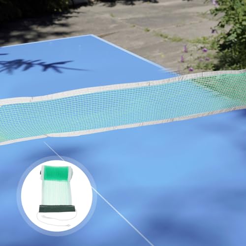 KICHOUSE Table Tennis Net Standard Design for Use Lightweight Portable Sports Net with Poles for Family Fun Competitive Play