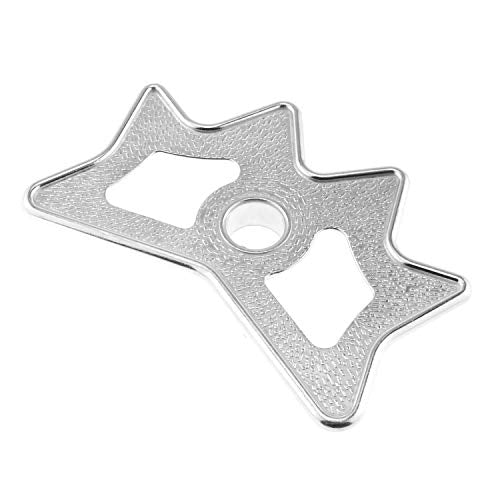 DGZZI Billiard Bridge Head Silver Aluminium Alloy Slip-On Moosehead Bridge Head for Billiard Pool Cue Stick