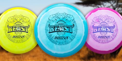 Innova Halo Star Beast Disc Golf Driver – Long Distance Disc Golf Driver (Colors Will Vary) - size: 165-169g