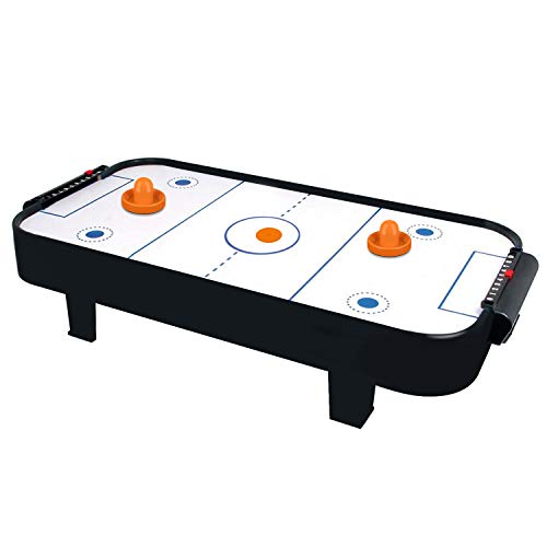 ONE250 Air Hockey Pushers and Red Air Hockey Pucks, Goal Handles Paddles Replacement Accessories for Game Tables (4 Striker, 4 Puck Pack) - color: Orange
