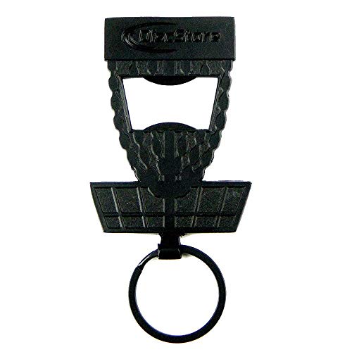 Disc Golf Basket Metal Key Chain Bottle Opener