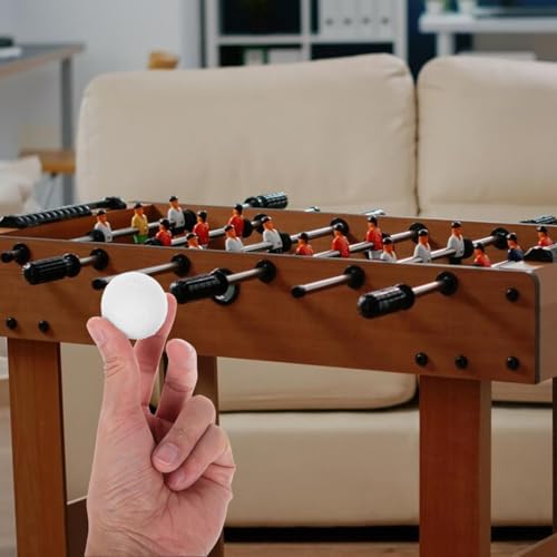 Mini Tabletop Foosball Balls 36mm Replacement Soccer Balls for Boys and Girls Adults Smooth Indoor Game Accessories for Foosball Tables