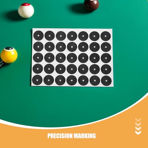 105pcs Pool Table Marker Dots - Billiard Point Stickers Spot for Accurate Cue Ball Positioning Essential Practice Equipment Table Accessories Game Rooms