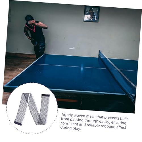 LIOOBO Tennis Table Net Mesh Net Cotton-Polyester Portable Foldable Ideal for Outdoor/Indoor Play Clamp