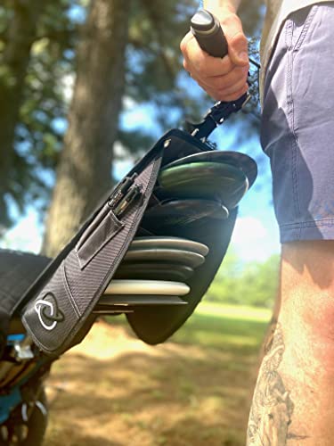 DISCOLOGY Putter Pouch | 8 Disc Capacity | Disc Golf Cart Putter Pouch | Patch For Customization | Disc Golf Accessories