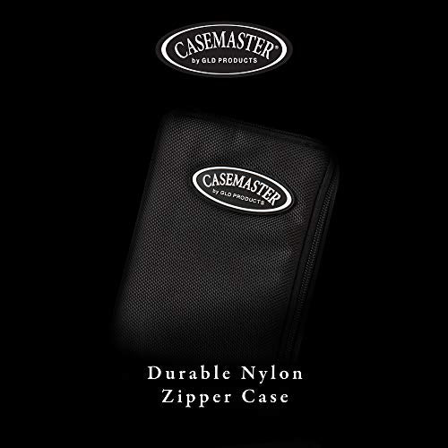 Viper by GLD Products Casemaster Select Nylon Steel and Soft Tip Dart and Accessory Case, Holds 3 Darts, Foam Cushion Allows Flights to be Stored Open without being Crushed