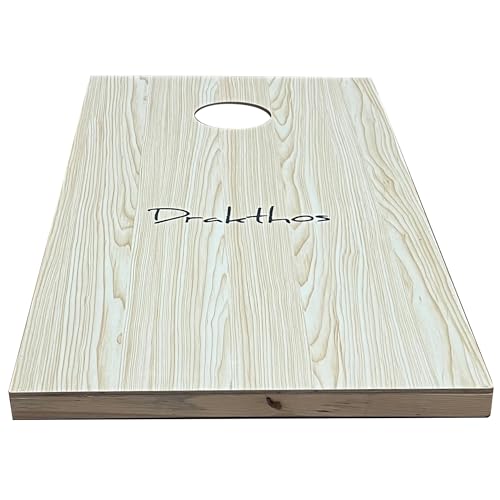 1 Pack Cornhole Board Premium Wood Game Board 4 x 2 ft Regulation Size Replaceable Cornhole Board with Native Wood Texture Game Board Suitable for Outdoor Use