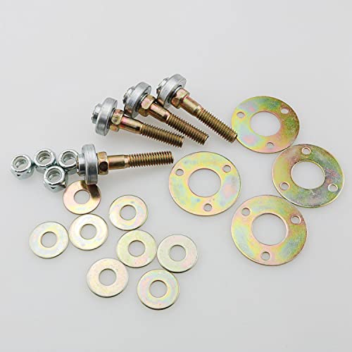 4Pcs Furniture Rocking Chair Bearing Connecting Piece Rocking Chair Bearing Screws Kits Accessories Furniture Connecting Fittings, M8*55mm