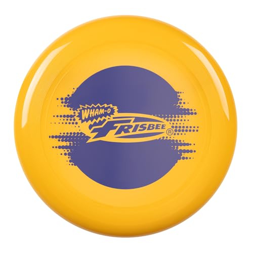 Wham-O Frisbee Cool Flyer Flying Disc, 9.95 Inch Sports Disc Lightweight Durable for Outdoor Beach Park Backyard Game - 130g - color: Yellow