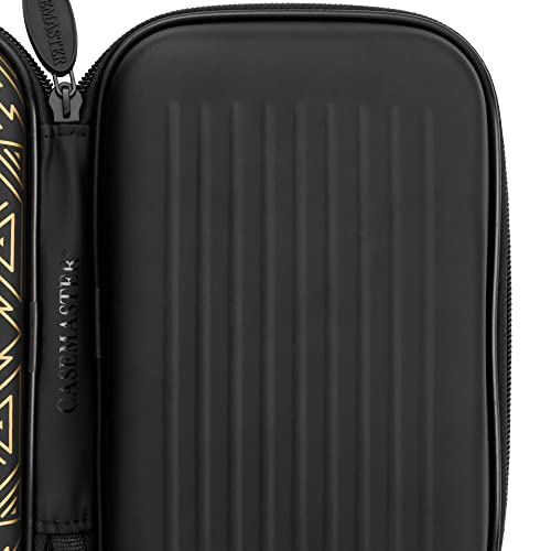 Casemaster Sentinel Dart Case, Holds 6 Steel Tip or Soft Tip Darts Fully Assembled, Hard Shell EVA Case with Foam, Water Resistant, Galaxy - color: Galaxy