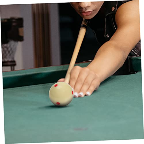 BESPORTBLE 2pcs Billiard White Ball Billiard Balls White Pool Billiard Practical Tool Snooker Cue Stick Cue with - color: Red, size: 5.7x5.7cm