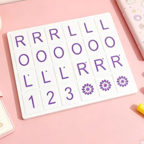 Mahjong Solo Practice Board - Solo Mahjong Board,18.5 * 16cm, Portable Tile Pattern Learning & Strategy Practice Boards for Beginners and Advanced Players - color: Purple