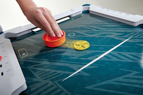 EastPoint 5-in-1 Tabletop Stadium Game Center - Teal, Plastic - Foosball Table Competition - Air Hockey Table for Kids Fun - Pinball Machine & Football Games Variety