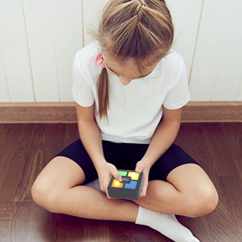 Point Games Handheld Memory Game, Kids Electronic Games, Sequence Fun for Kids with Lights & Sounds, Brain Challenge for Boys & Girls Ages 8+ - style: Square Memory Flash
