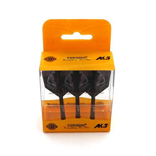 CUESOUL ROST Integrated Dart Flight and Shafts Meduim/Small/Large - color: Black Beauty, size: Size M-28mm