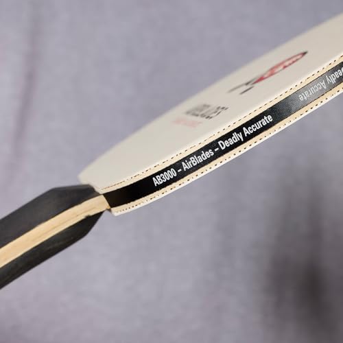 Professional Ping Pong Paddle with Hard Carry Case | Pro Table Tennis Racket | Table Tennis Paddle with Ergonomic Handle | 5 Blades of Wood with Premium Rubber and Sponge by AirBlades | Hard Carry Case - style: 3 Star