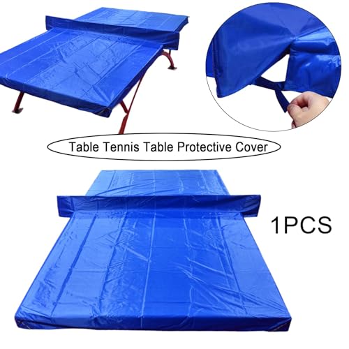Waterproof Table Tennis Cover Indoor Universal Heavy Duty 274x152.5cm (108x60 in) Ping Pong Table Cover Fits Folding and Flat Tables