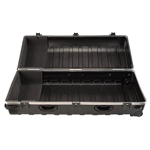 SKB Staff ATA Hard Shell Plastic Golf Travel Case for Cart Bags with 2 Wheels - Heavy-Duty Rolling Club and Driver Carrier for Airline Transport, Impact-Resistant with TSA Locking Latches - size: XX-Large