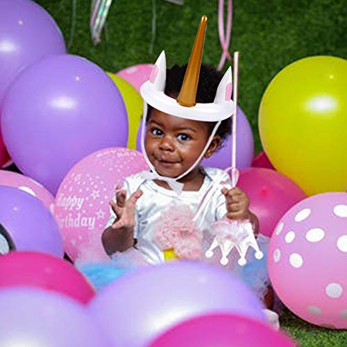 Joliyoou Unicorn Party Games, Inflatable Ring Toss Game Set Include 2 Pieces Unicorn and 12 Pieces Toss Rings, Party Game Favors 2 Pack