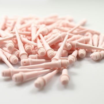 Lstyle Dart Tips: Original Lippoint - Soft Tip Dart Points - 2BA Thread - Regular Length - Sakure Pink