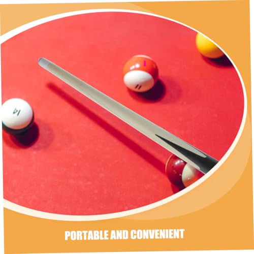 BESPORTBLE 3Pcs Mini Pool Cue Sticks for Short Hardwood Billiard Cues Safe Portable Snooker Training Props Develops Hand Eye Coordination for Home