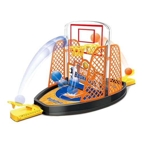 Desktop Arcade, Tabletop Basketball Game for 2 Players, Kids Basketball Shooting Game with Bulletin Board, Score Fun Sports Novelty Toy Gifts for Men Adults