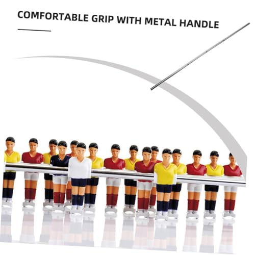 UPKOCH 2pcs Foosball Table Replacement Iron Poles Diameter Handles for Table Soccer Smooth Operation Accessory for Enhanced Gameplay Fits Standard Foosball