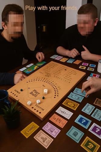 Baseball Dice Board Game with Dice Marbles - Board Games for Family Game Night