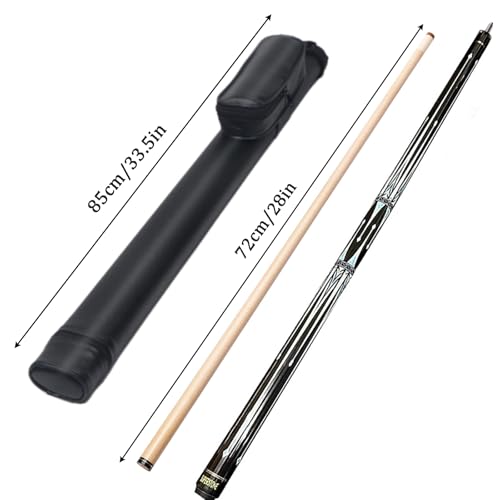 SUPERDIAMOND Pool Cue Stick Set Billiard Cue Sticks with Hard Case, 2-Pieces 58" Pool Table Sticks, 12.5 mm Tip Pool Queue,Pool Stick Set for Home Recreation, Billiards Clubs, Training - style: Billiard Cue Sticks-GB-YD-C-3S