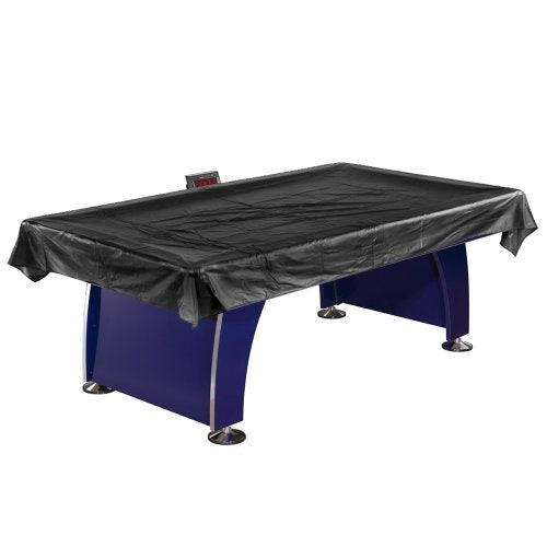 Hathaway Universal Air Hockey Table Cover for Family Game Room, Black – With Universal Fit for 6 to 7.5 Ft Tables, Weighted Corners, Weather-Resistant Polyester, Reinforced Edges