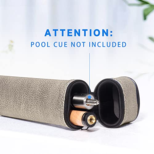 GSE Games & Sports Expert Billiard Cue Cases, 1x1 Deluxe Hard Billiard Pool Cue Stick Carrying Case, Pool Billiards Accessories (Several Colors Available) - color: .Grey