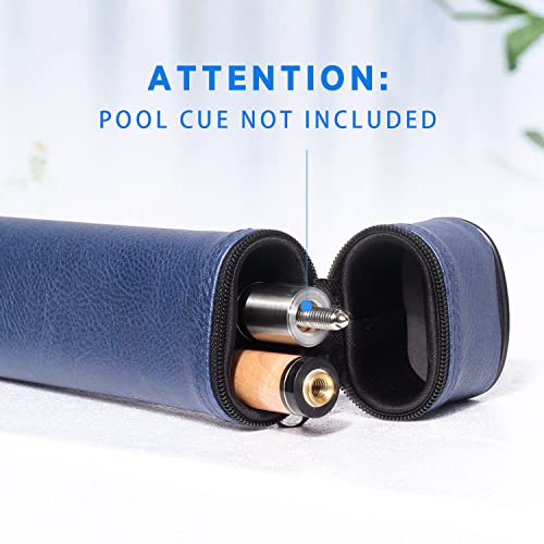 GSE Games & Sports Expert Billiard Cue Cases, 1x1 Deluxe Hard Billiard Pool Cue Stick Carrying Case, Pool Billiards Accessories (Several Colors Available) - color: Blue